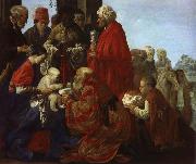 REMBRANDT Harmenszoon van Rijn The Adoration of the Magi painting